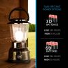 GE Enbrighten Water-Resistant 6D Dimmable LED Lantern, Nickel-Plated, 14210